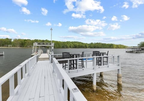 Modern Charm with Rare Flat Lot Dock Game Area House in Tennessee