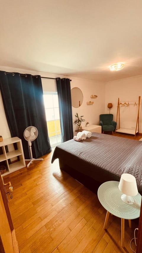 Bed, Photo of the whole room, Bedroom, towels, wardrobe