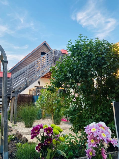 Property building, Facade/entrance, Garden view