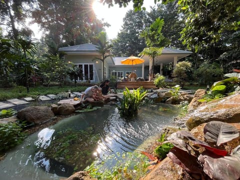 Property building, Spring, Natural landscape, Garden