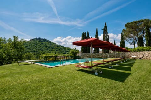 Spring, Day, Garden, Garden view, Pool view, Swimming pool, sunbed