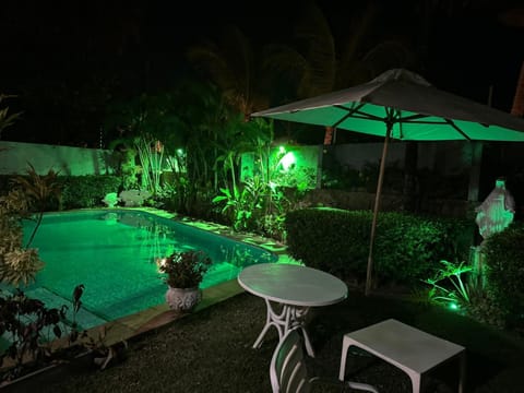 Night, Pool view