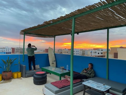 Patio, Natural landscape, View (from property/room), Balcony/Terrace, Seating area, Sunset