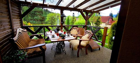 Patio, Balcony/Terrace, Seating area, Garden view