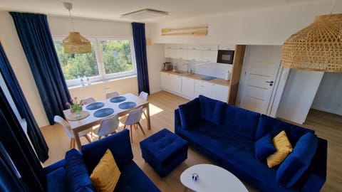 Kitchen or kitchenette, Living room, Seating area, Dining area, oven