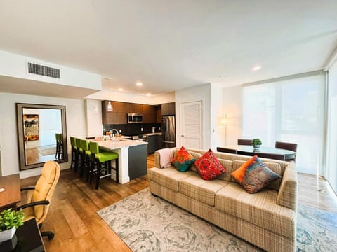 Kitchen or kitchenette, Living room, Dining area