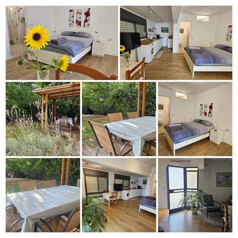 Patio, Bed, Bedroom, Garden view