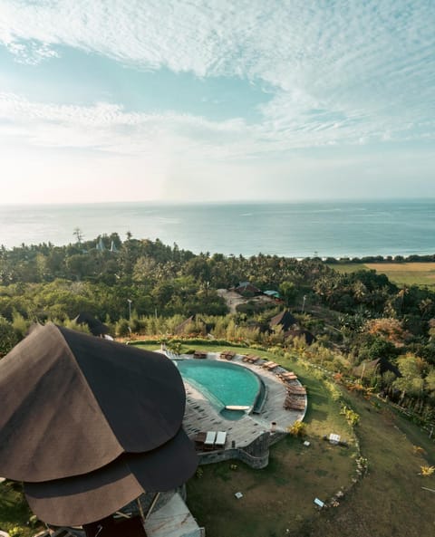 Natural landscape, Pool view, Sea view