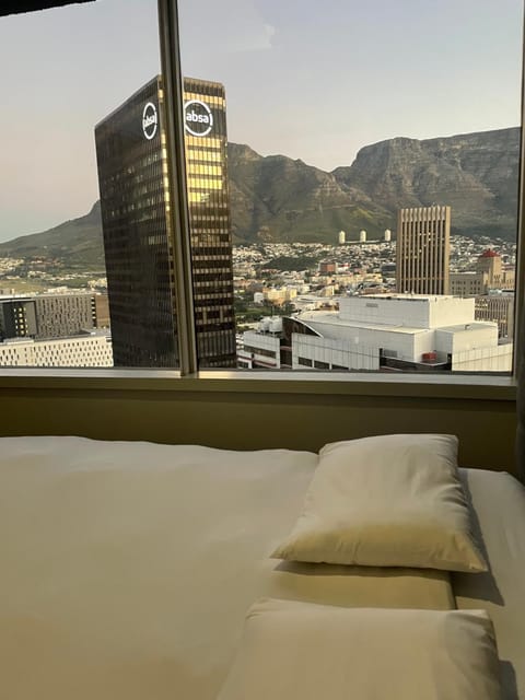 Bed, Mountain view