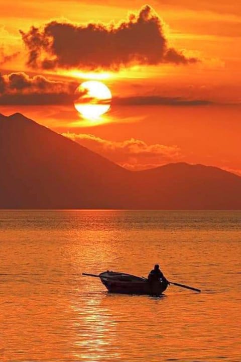 Natural landscape, Sea view, Sunrise, Sunset