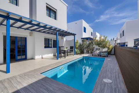 Property building, Living room, Swimming pool