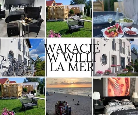 Willa La mer-Balia z jacuzzi, sauna ,klimatyzacja ,rowery Vacation rental in Pomeranian Voivodeship