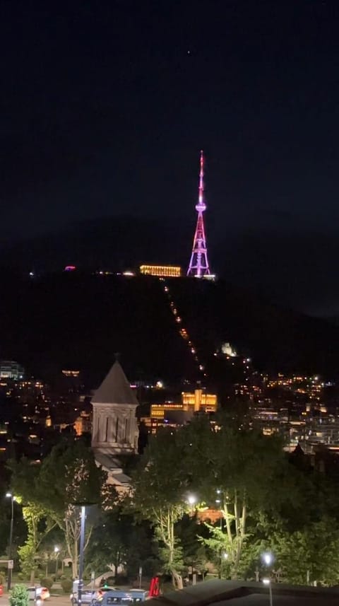 Night, Bird's eye view, City view