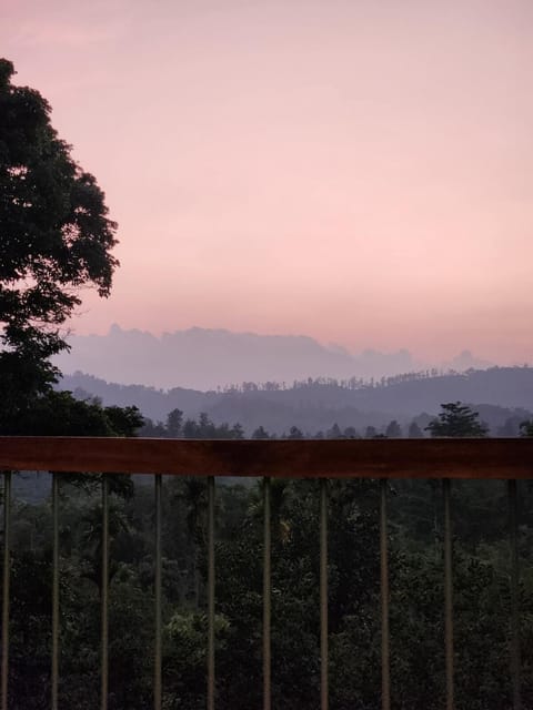Natural landscape, Balcony/Terrace, Mountain view, Sunset