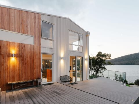 Property building, Patio, Lake view