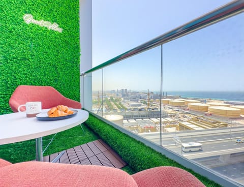 Upgrade Unit for 6 pax with Sea View Ideal Location Near Beach Big Balcony Apartment in Dubai