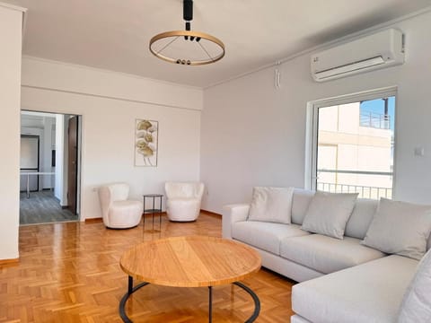 Living room, Seating area, air conditioner