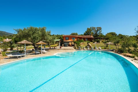 Property building, Living room, Swimming pool