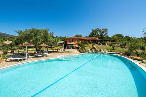 Property building, Living room, Swimming pool