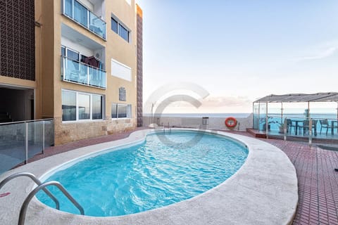 Day, Natural landscape, View (from property/room), Balcony/Terrace, Pool view, Swimming pool, Swimming pool