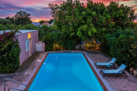 Natural landscape, Pool view, Swimming pool, sunbed