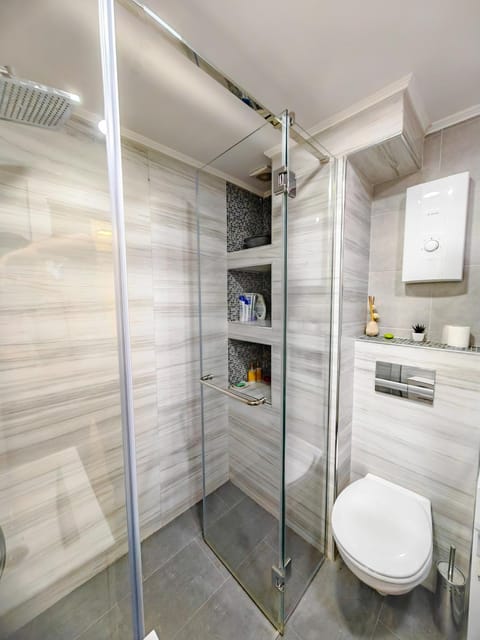 Shower, Toilet, Bathroom, towels