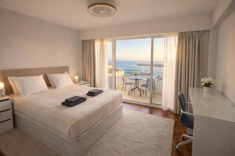 View (from property/room), Bedroom, Sea view