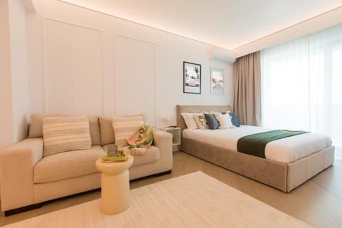 Seating area, Bedroom