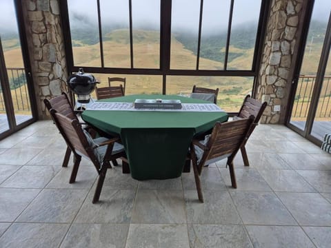 Natural landscape, Dining area, Mountain view
