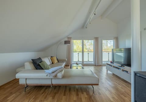 TV and multimedia, Balcony/Terrace, Living room, Photo of the whole room, Seating area, Evening entertainment