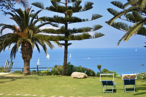 Natural landscape, Garden, Garden view, Sea view