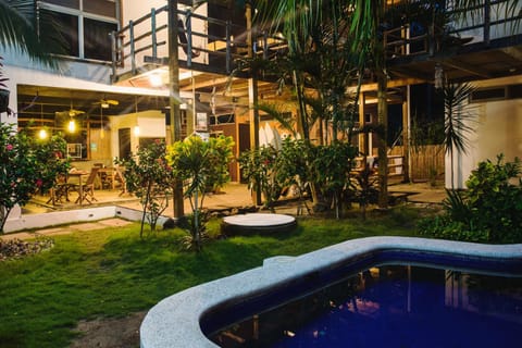 Property building, Night, Garden view, Area and facilities, Swimming pool