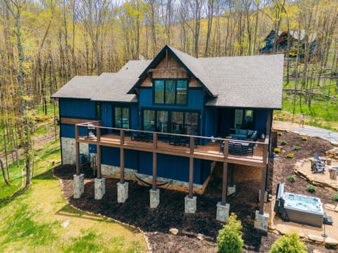 Camp Care Free at Eagles Nest House in Beech Mountain