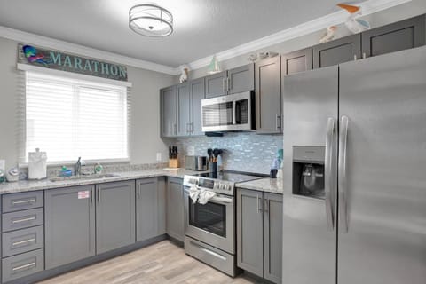 Kitchen or kitchenette, oven, stove, toaster