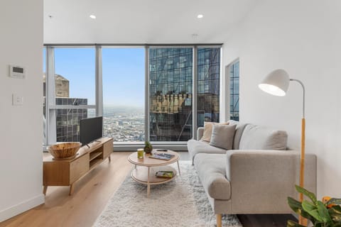 Living room, Seating area, City view