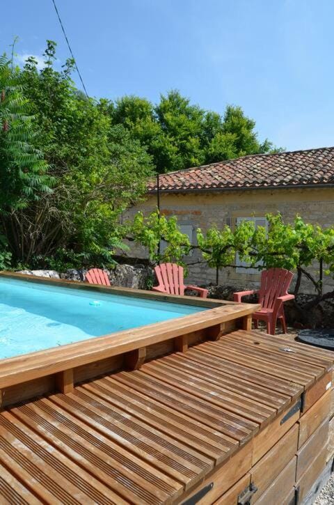 Patio, Garden, Swimming pool