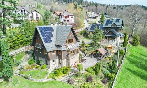 Property building, Bird's eye view, Garden, Garden view