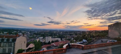City view, Sunset, Parking
