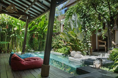 Garden, Swimming pool, sunbed
