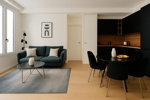 Living room, Dining area