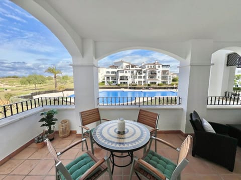 View (from property/room), Balcony/Terrace, Pool view