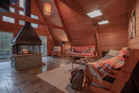 Stunning A-Frame Cabin Rental in the Catskills near Albany, New York Cabin in Glenford