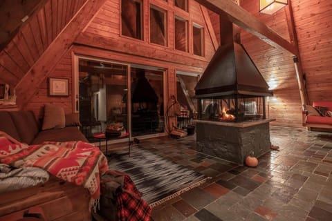 Stunning A-Frame Cabin Rental in the Catskills near Albany, New York Cabin in Glenford