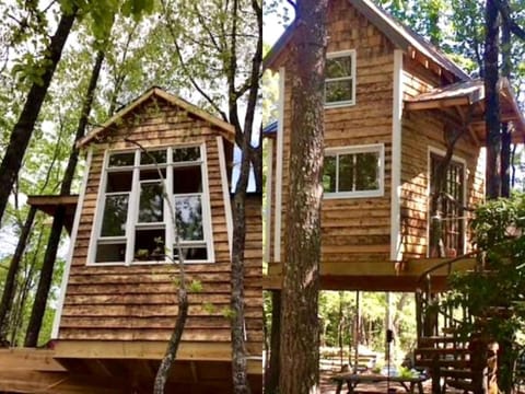 Secluded Tree House Rental with a Sleeping Loft near Lake Jocassee in South Carolina House in Lake Jocassee
