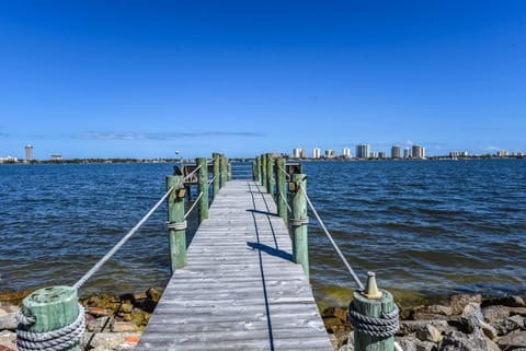 One of a Kind two story gated Halifax Riverfront House in South Daytona