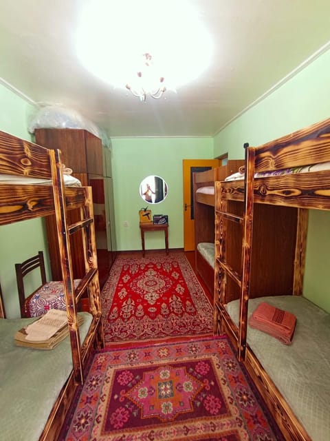 Bed, Photo of the whole room, Bedroom, bunk bed, wardrobe