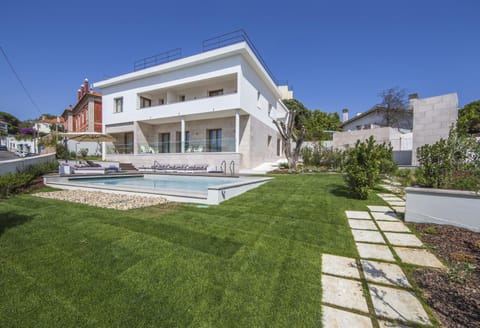 Patio, Facade/entrance, Bird's eye view, Swimming pool