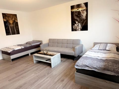 Bed, Living room, Photo of the whole room