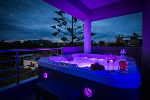 Night, Natural landscape, Hot Tub, Hot Tub