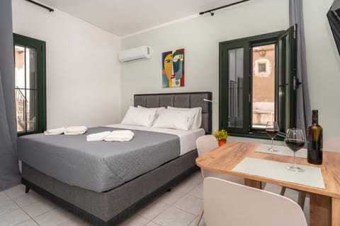 Bed, Bedroom, air conditioner